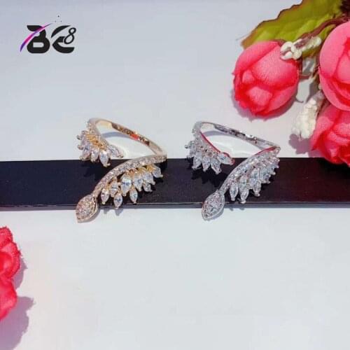 Be 8 Fashion New Style Adjustable Free Ring Micro Pave AAA Cubic Zirconia Stone Romantic Women Lady Girl Party Ring Femme R155