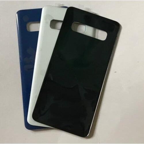 10Pcs Back Glass Replacement For Samsung Galaxy S10 6.1" /S10 Plus S10+ 6.4" / S10E Battery Cover Rear Door Housing Case