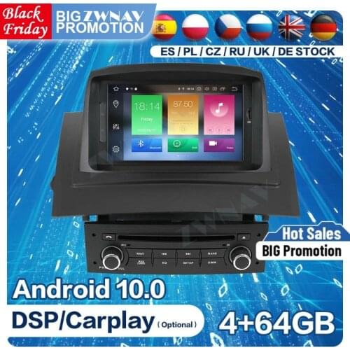 2 DIn Carplay Android Player For Renault Megane 2 2002 2003 2004 2005 2006 2007 2008 Audio Stereo Multimedia Radio Receiver Unit