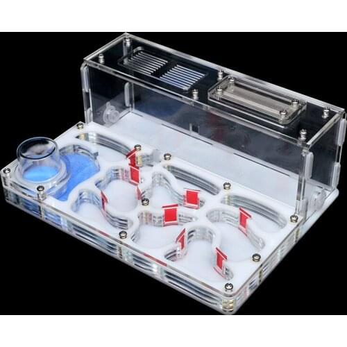 New DIY Acrylic Ant Nest Large Flat Farm with Feeding Area Big House for Pet hill Workshop Castle