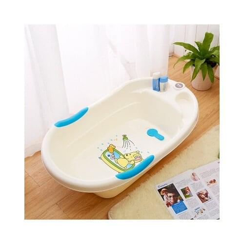 Free Shipping Newborn to Toddler Tub w/ Sling Baby Bathtub Large Size Baby Tub Child Bath Thickening Infant Bathtub