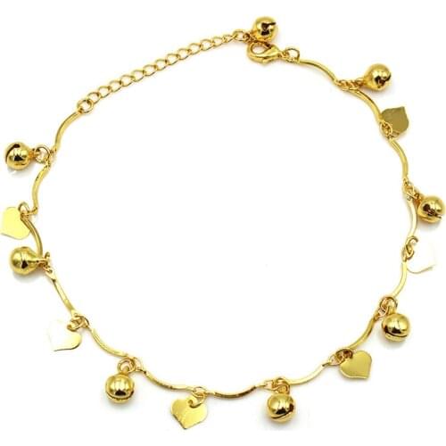 Bohemian Gold Bell Anklets for Women Charm Leg Bracelet Fashion Jewellery for Female Ankle Bracelet Cheville Femme