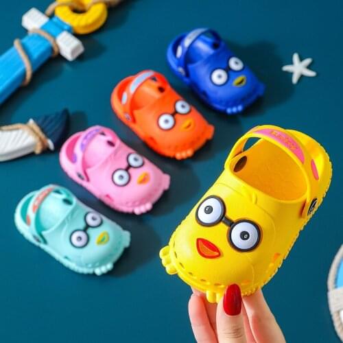 Baby Sandals 1-3 Years Old In Summer, Soft Soles and Non-slip Girls Sandals, Childrens Hole Shoes