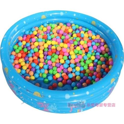 Intime Kids Swimming Pool Inflatable Kiddies Outdoor Activities Pool Ocean Balls Play Pool 150cm Blue Pink Green Printed color