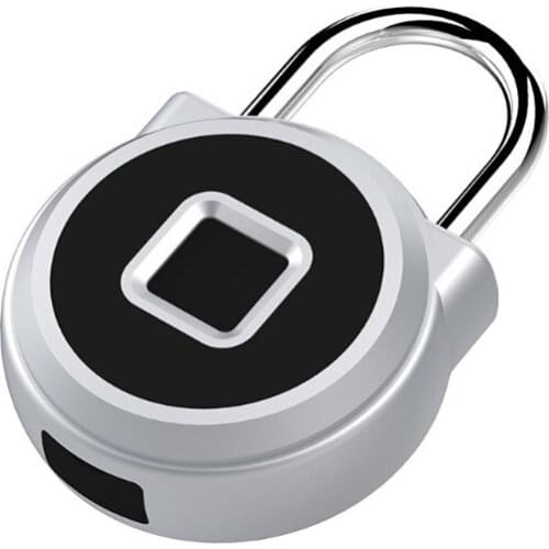 Fingerprint padlock electronic smart padlock non-password lock household storage cabinet anti-theft fingerprint lock