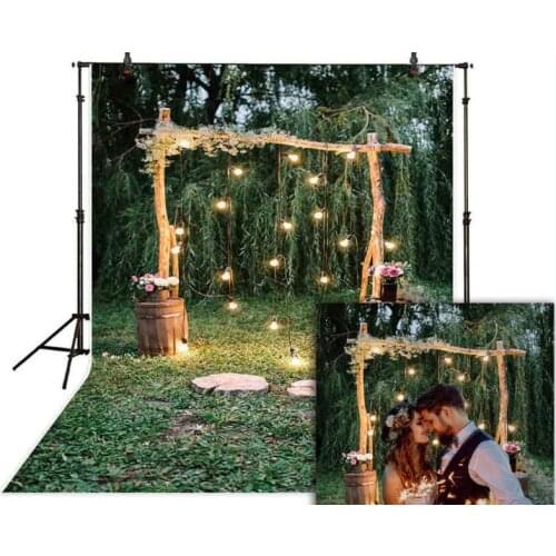 HUAYI Wedding Backdrops Bridal Shower Party Decor Photography Background Wedding Flower Custom Studio Photobooth Backdrop W-1791