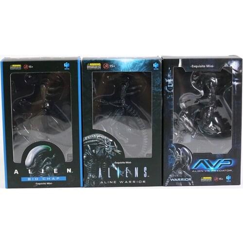 Hiya Toys Aliens Big Chap Warrior Alien 4.5'' Action Figure Collectible Model For Collection