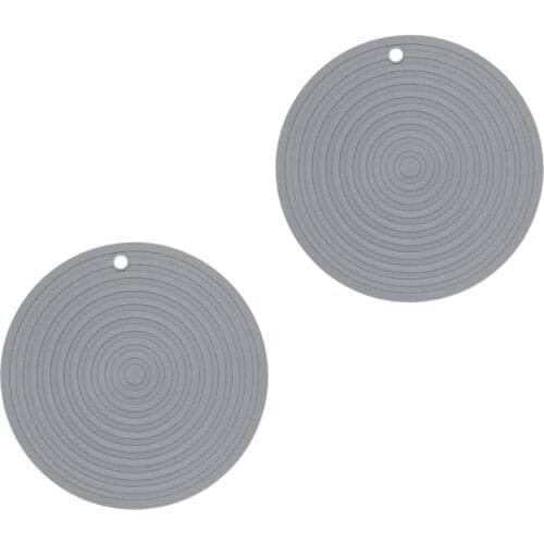 Pet Food Mat for Dog and Cat Placemat 2 Pcs, Mat for Prevent Food and Water Overflow, Suitable for Medium Pet