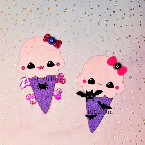 Halloween ice cream metal cutting dies Metal Fustelle Metalliche Per Scrapbooking Die Cuts For Paper Crafting