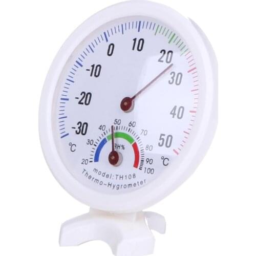 Mini Bell-shaped Scale Thermometer and Hygrometer Seat Type & Electric Pulse Neck Massager for Home or Office Indoor Temperatur