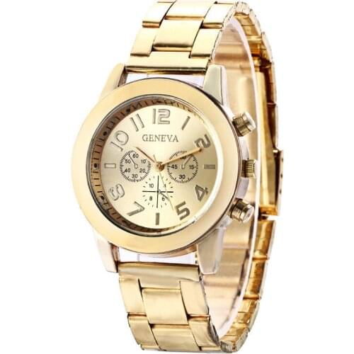 Fashion personality fashion table neutral digital surface steel band quartz watches