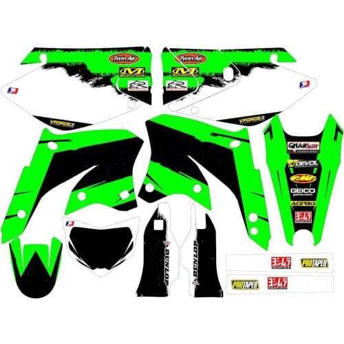 Motorcycle 3M Stickers Graphics Decals kits for Kawasaki KLX450 2008 2009 2010 2011 2012 2013 2014 2015 16-2018 KLX 450 KLX450R