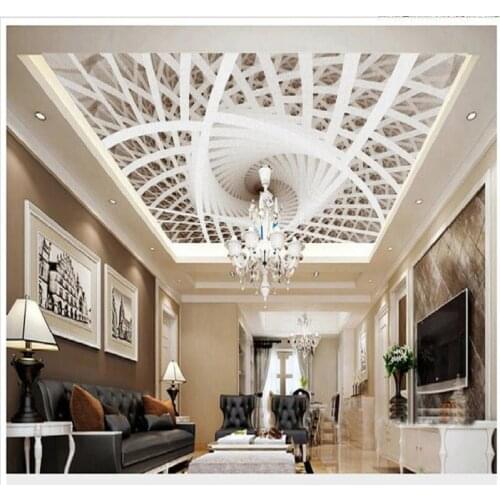 Large Custom Mural 3d Wall Ceiling Murals Wallpaper for Hall Living Room 3D Photo Ceiling Wall paper Murals 3d Wall Papel Mural