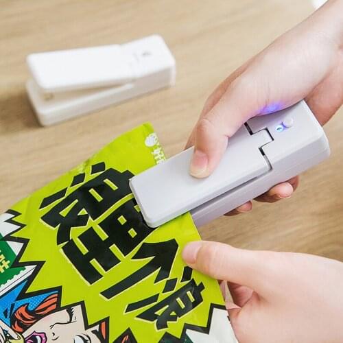 Rechargeable sealing machine electric heating small portable hand pressure electric sealing machine