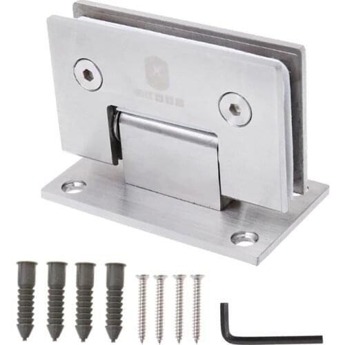 8-12mm Glass Door Hinge Bathroom Shower Door Frameless Bracket Wall Mounted Door Hinges