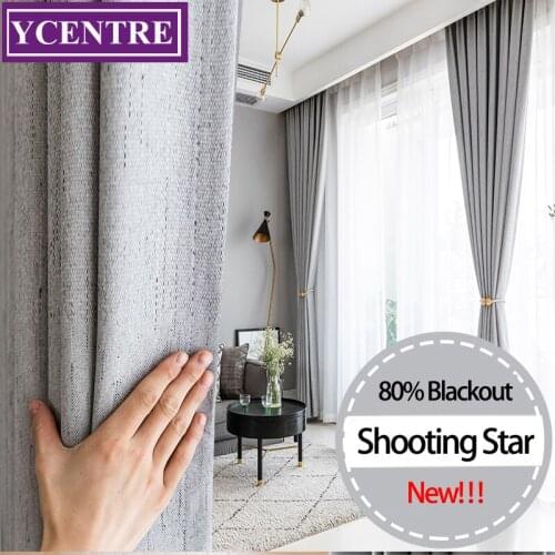 YCENTRE Simple&Moden Window Curtains Treatment Solid Color Darken Living Room Beautiful Blackout Curtain / Drapes for Bedroom