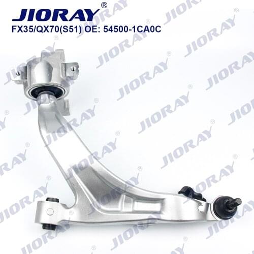 JIORAY Front Lower Right Suspension Control Arm Triangle For Infiniti FX35 FX50 QX70 S51 54500-1CA0C