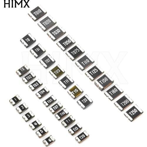 0.05A 0.1A 0.12A 0.16A 0.2A 0.25A 0.3A 0.35A 0.5A 0.75A 1.1A 1.5A 2A 3A 3.5A 4A 5A 1206 SMD Resettable Fuse PPTC