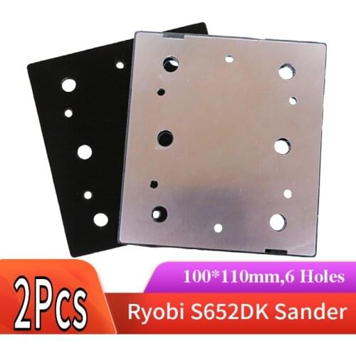 100*110mm Ryobi S652DK 1/4 Sheet Double Insulated Sander PSA Replacement Sanding Pad Backing Plate Assembly # 039066005051