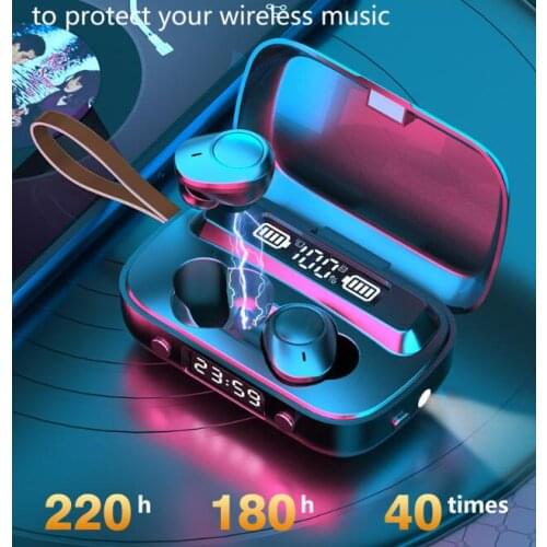 A13 TWS Breathing Light Touch Wireless Bluetooth 5.1 Headphones Sport Headsets vs f9 b10 b11 for smart phone