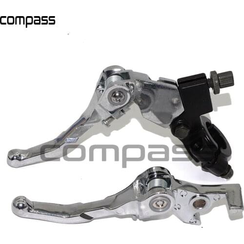 High Performance Aluminum Alloy Folding Clutch & Brake Lever for CRF IRBIS Apollo Xmotos KAYO BSE Pit Dirt Bike Part