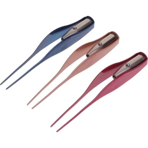 ZLROWR Ear Cleaner LED Flashlight Earpick Wax Removal Tweezer Luminous Kids Health Care