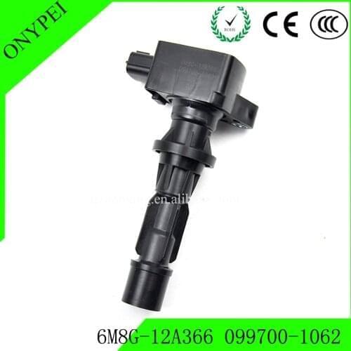 1PCS 6M8G-12A366 Ignition Coil For Mazda 3 6 MX5 CX7 Tribute For Ford Escape 2006 2007 2008 2009 2010 2012 2013