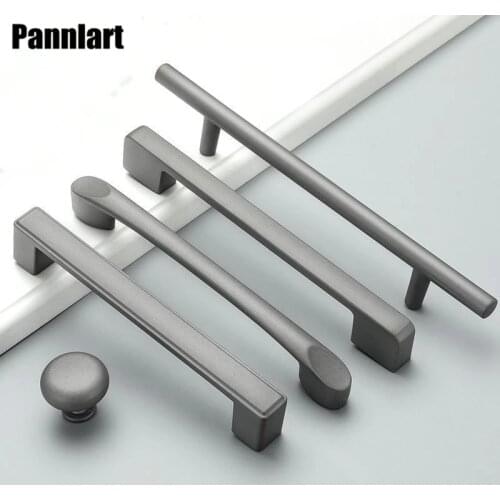 Pannlart 1 Pc New Fashion Starry Gray Handles Aluminum Alloy Cabinet Knobs Drawer Pulls Kitchen Cupboard Door Knobs Hardware