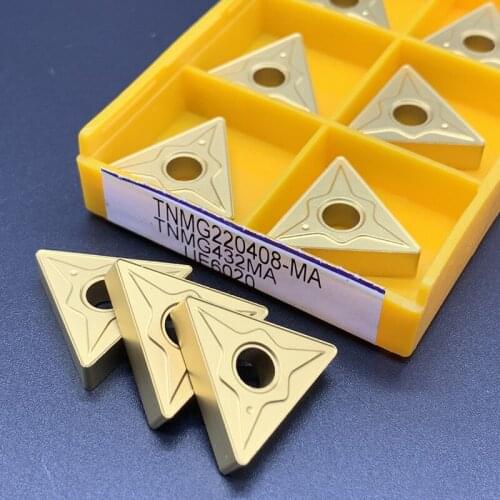 10Pcs CNC Milling cutter TNMG220408 PM UE6020 Carbide Inserts Woodworking Turning Tools lathe tools инструмент запчасти