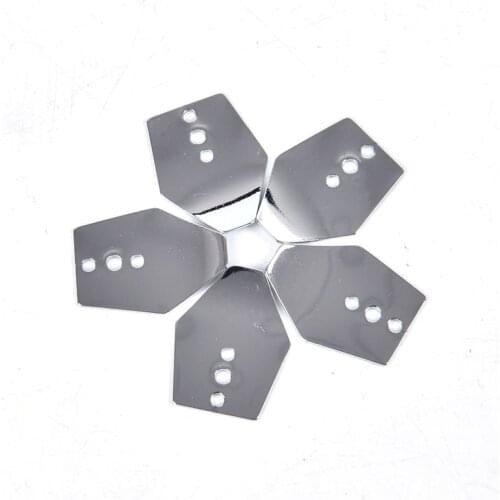 10pcs Swim Jig Blades, Stainless Steel Chatterbait Blade, Shakee Blades,Swim Jig Dancer