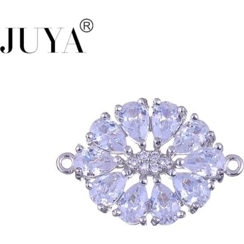 2020 New AAA Crystal Charms For Jewelry Making Luxury Crystal Flowers Conectors Hand Made Jewelry Findings Accessories Wholesale