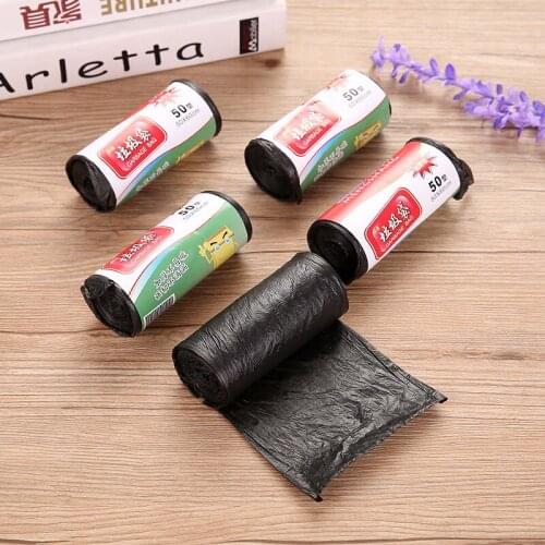 4 Roll New Convenient Environmental Cleaning Bag Point Break Type Garbage Bag Rubbish 50*60 cm