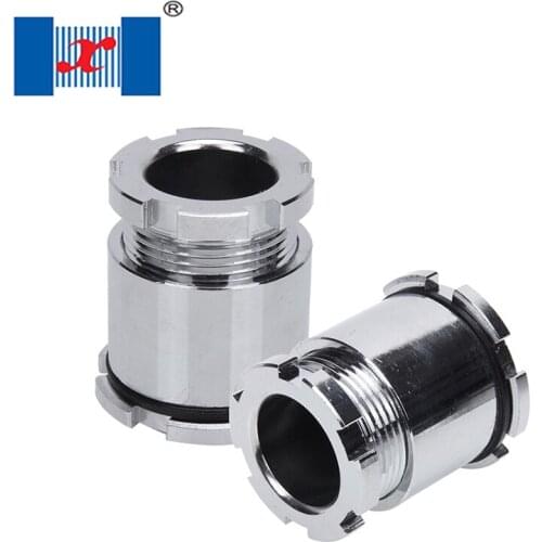 5 PCS/lot Waterproof IP68 Metal Marine Cable Gland Chormium Plated Brass JIS Standard Type 3/8'' 6-7mm