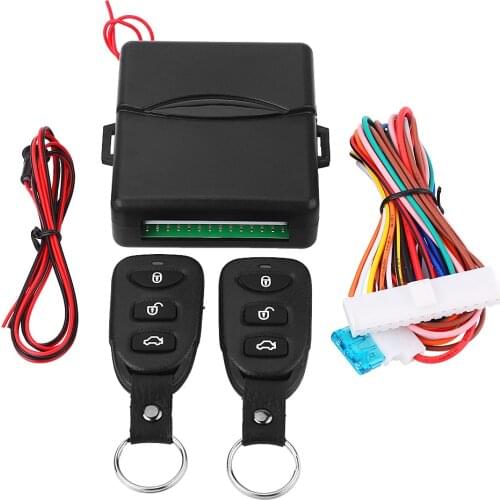 Car Universal Door Lock Keyless Entry System With Trunk Release Remote Central Control Kit