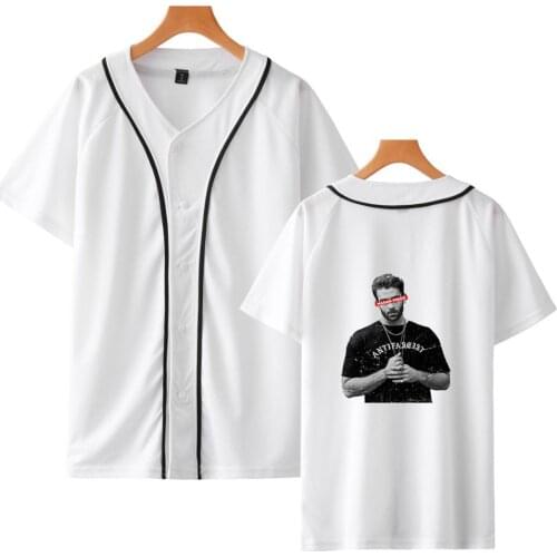 WAWNI Hasan Piker Baseball Uniform Casual T-shirts Cosplay Baseball Uniform Fashion Pullover Summer Jersey Men Womens Thin Tee