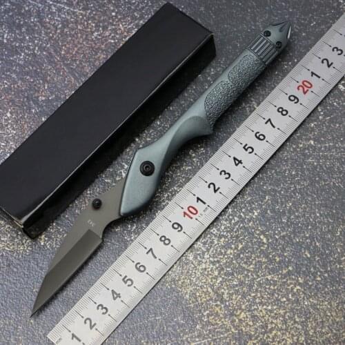 Swan 1 pocket folding knife 440C blade aluminum+steel handle outdoor survival camping hunting tactics fruit knives EDC tools