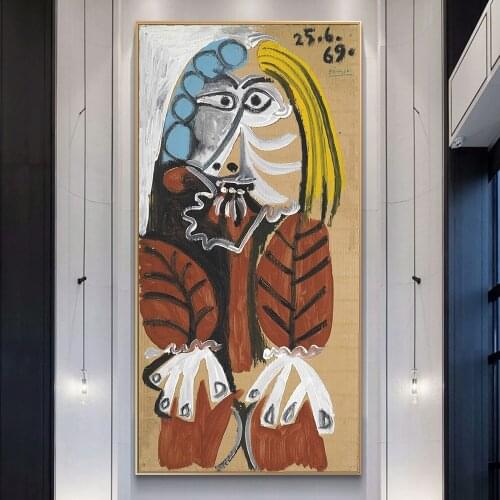 Pablo Picaso Famous Art Paintings Print On Canvas Art Posters And Prints Abstract Classical Woman Wall Art Pictures Home Decor