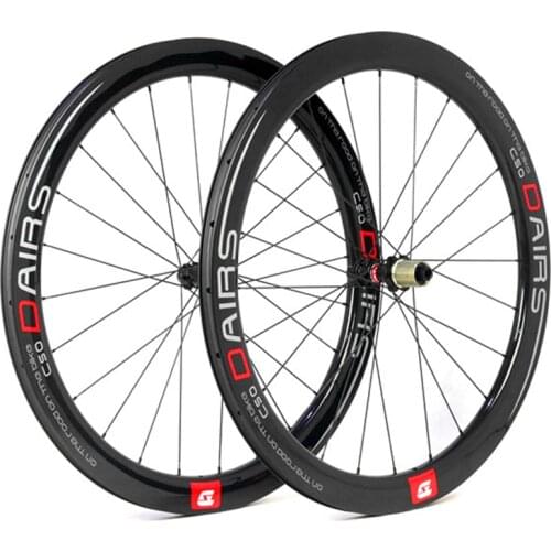 DAIRS 700c carbon road disc wheels 50x25mm clincher tubeless disc bicycle wheelset 100x12 142x12 Disc brake 1580g carbon wheels