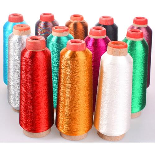 Threads Golden Metallic Silver Silk Computer Embroidered Diy Embroidery Cross Stitch Line Sewing Gold Fine Wire