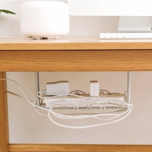 New Convenient Under Desk Cable Management Tray Organizer for Wire Cord Power Charger Plugs Hogard