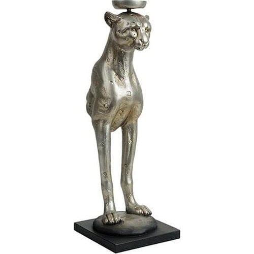 Zücev Polyester Jaguar Candlestick