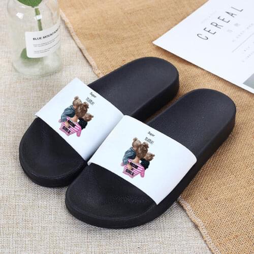 New Home Couple Ladies Slippers Comfortable Beach Sandals Woman Soft Indoor Slipper Non-Slip Thick-Soled filp flops female Shoes
