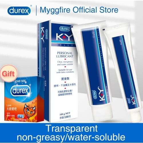 Durex KY Lubricant 50g/100g Water-Based Relieve Dryness Body Oil Sexual Lubrication Anal Sex Grease Lube Intimate Goods