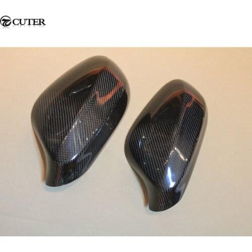 One Pair E92 Replace Carbon Fiber Rear Mirror Cover For BMW E92 3 Series Couple 2010-2013 Free shipping