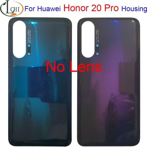 Back Cover For Huawei Honor 20 Pro Back Battery Cover Door Rear Glass Housing Case For Huawei Honor 20Pro Battery Cover