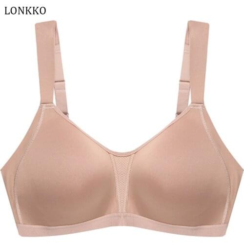 Women Tank Top With Built In Bra Nylon Solid Crop Top Fitness Wire Free Underwear Push Up Bra Ultrathin Bra Big Size Underwear