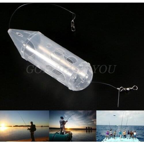 1Pc New Small Bait Cage Fishing Trap Basket Feeder Holder Catcher For Angler Drop Shipping