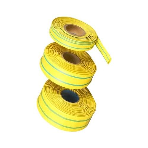 2:1 Yellow green heat shrinkable tube low voltage environmental protection insulation grounding harness pipeline identification