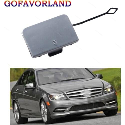 2048850124 Unpainted Front Bumper Tow Eye Hook Cover Cap For Mercedes-Benz W204 C300 C280 C350 2007 2008 2009 2010 2011