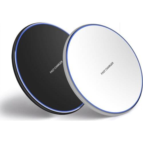 15W Fast Wireless Charger Pad Desktop charger for Iphone Qi Wireless Charging Stand for Android Phone Car Wireless Charger Auto